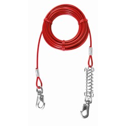 Trixie Yard Lead Tie Out Cable Red 8 Metre
